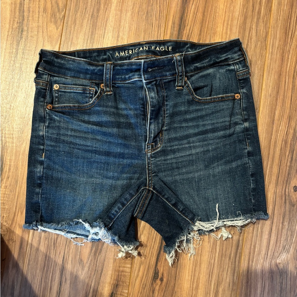 American Eagle Outfitters Dark Blue Jean Shorts